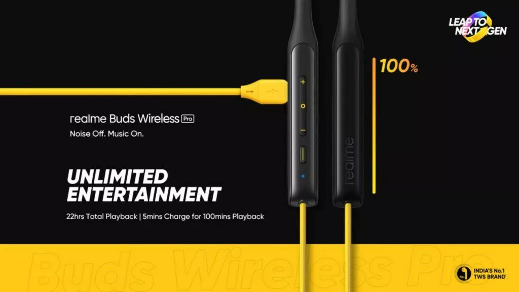 Realme Buds Wireless Pro výdrž