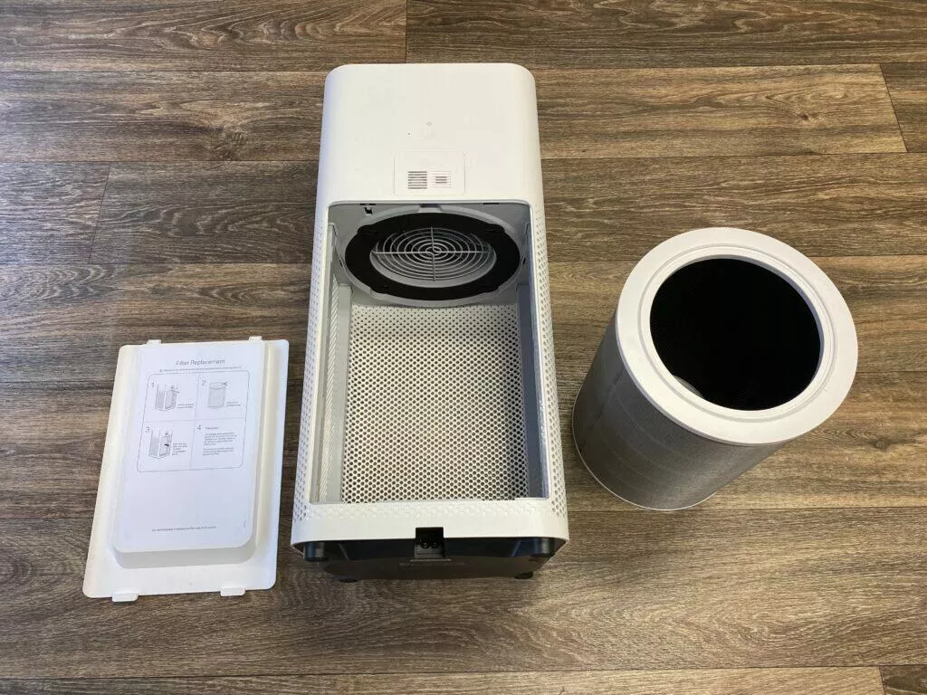 rozebrání filtru čistička vzduchu xiaomi