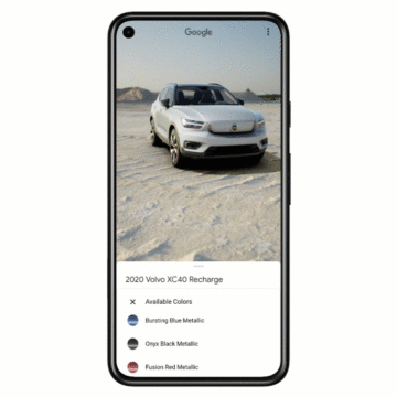 virtuální 3D modely aut Google