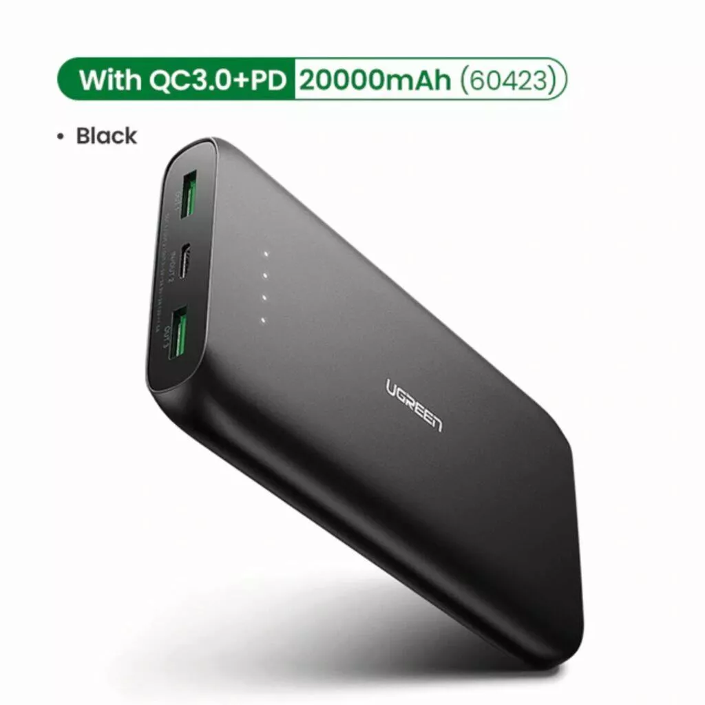 20 000mAh powerbanka Ugreen s QuickCharge 3.0