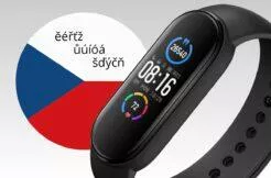 česká diakritika Xiaomi Mi Band 4 5