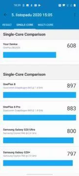 geekbench oneplus nord