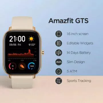 Globální verze hodinek Amazfit GTS parametry