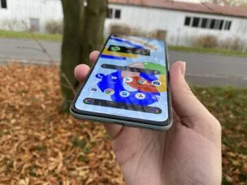 google pixel 5 displej