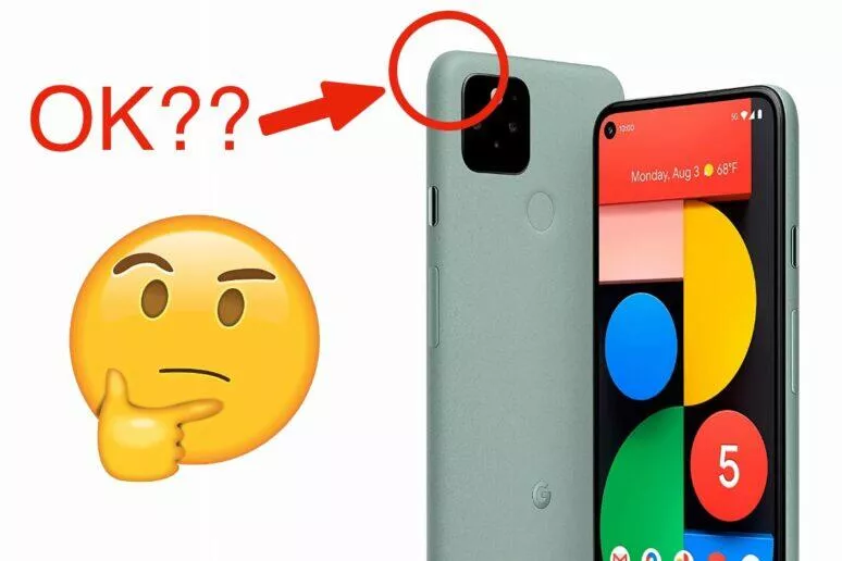 Google Pixel 5 mezery Google Pixel 5 mezery