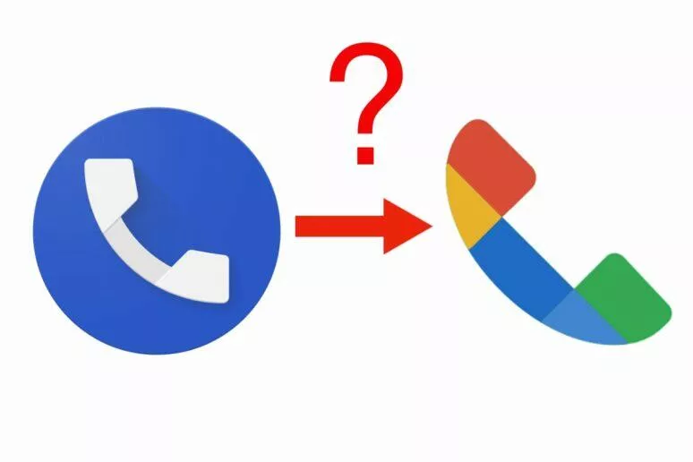 Google Telefon nové logo název