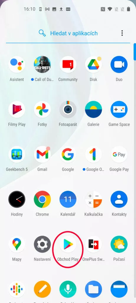 aktualizace prohlížeče android
