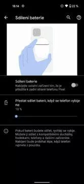 lišta google pixel 5