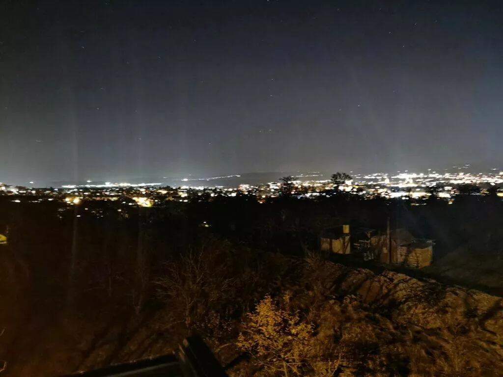 město noční režim Mate 40 Pro