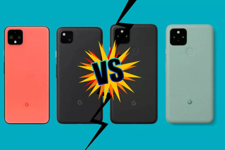 Pixel 4 versus Pixel 5 Pixel 4 versus Pixel 5