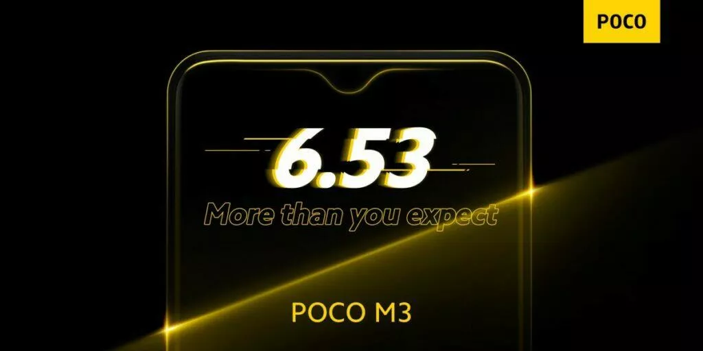 poco m3 klíčové specifikace