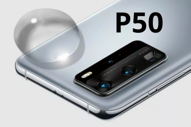 tekutá čočka Huawei P50 tekutá čočka Huawei P50