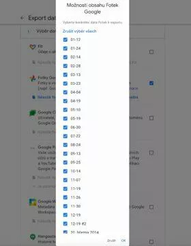 vyber jake obdobi stahnout