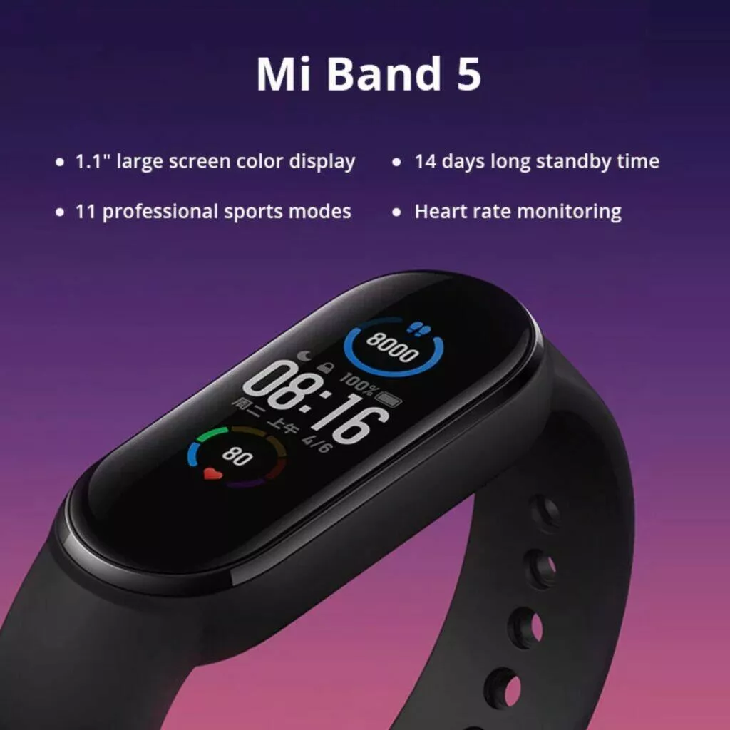 Xiaomi Mi Band 5 vlastnosti