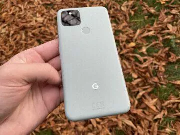 pixel 5 zadní strana