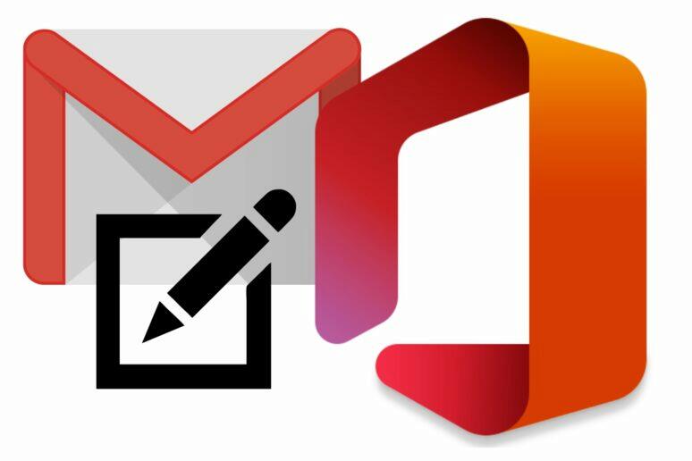 Gmail editace přílohy MS Office