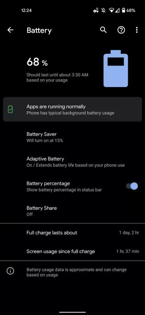 Google Pixel Adaptivni nabijeni