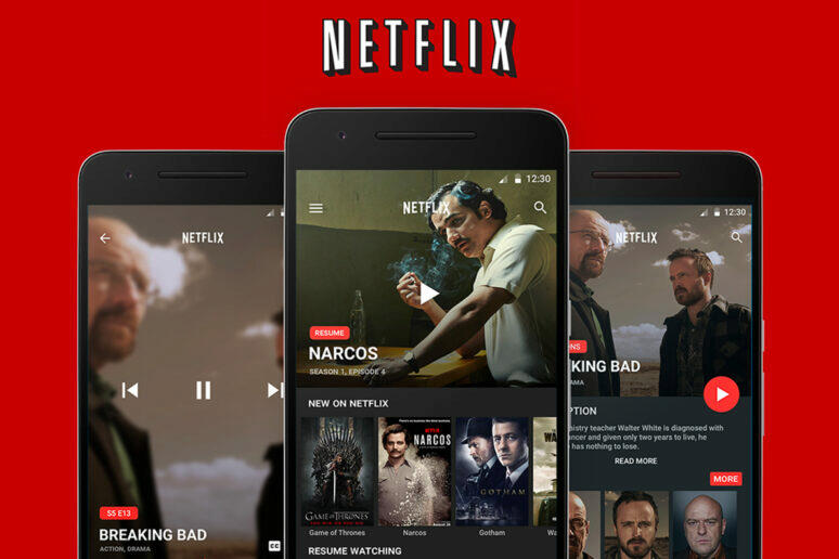 Netflix pro Android vypnout obraz