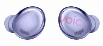 Samsung Galaxy Buds Pro obrázky fialová sluchátka