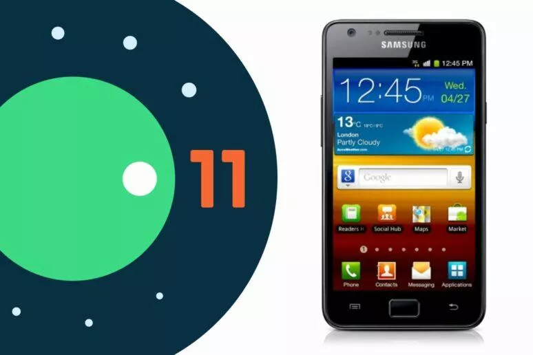 Samsung Galaxy S II Android 11 Samsung Galaxy S II Android 11