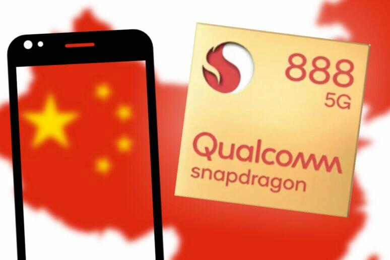 Snapdragon 888 čínské telefony
