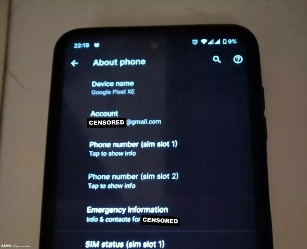 Záhadný Google Pixel XE
