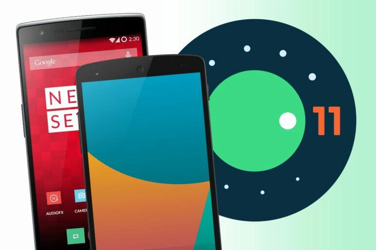 Android 11 OnePlus One Nexus 5 Sony Xperia SP T TX V