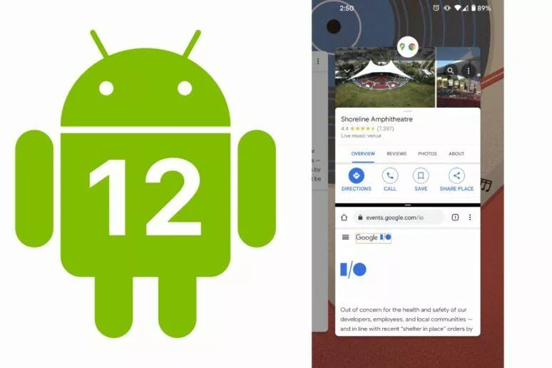 Android 12 pár aplikací Android 12 pár aplikací