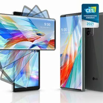 CES 2021 nejinovativnější mobily LG Wing