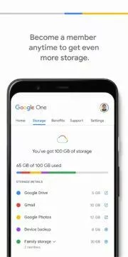 Google One uloziste