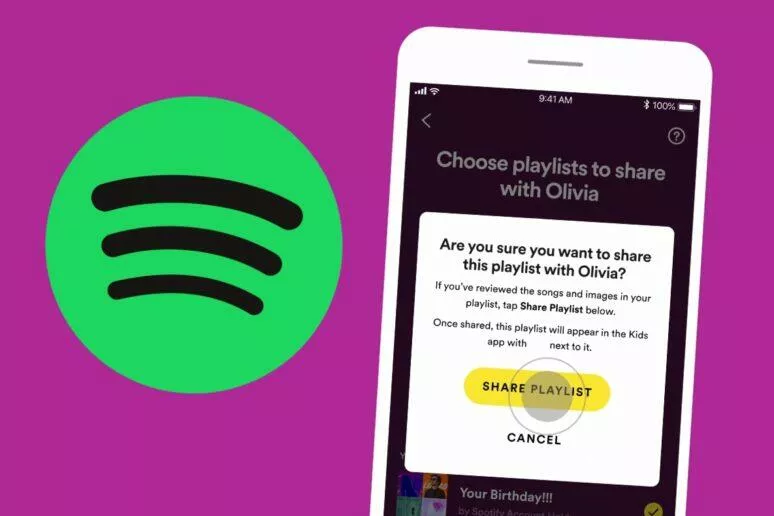 Spotify Kids sdílené playlisty Spotify Kids sdílené playlisty