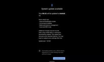 Xiaomi Mi A3 dostává Android 11 Xiaomi Mi A3 dostává Android 11