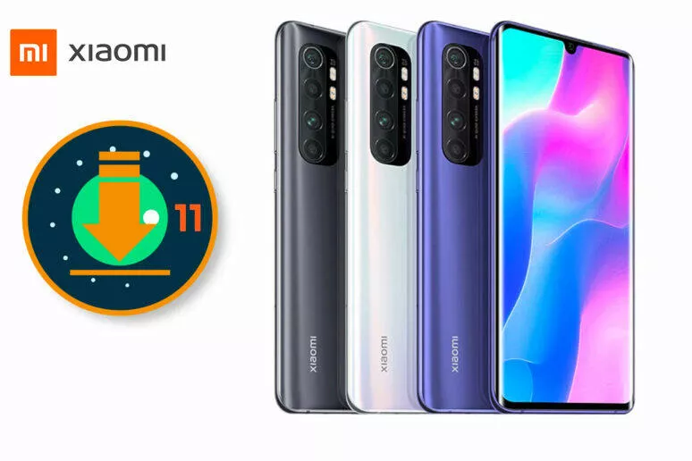Xiaomi Mi Note 10 Lite Android 11 Xiaomi Mi Note 10 Lite Android 11