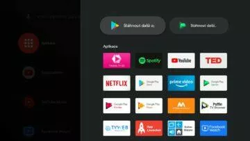 XIaomi Mi TV Stick Android TV 9 aplikace