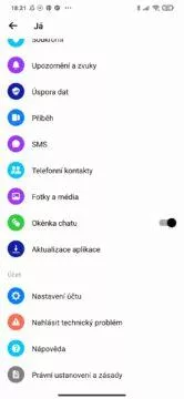 Android 10 jak zapnout vypnout messenger bubliny menu