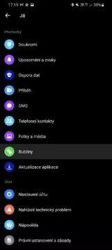 Android 11 jak zapnout vypnout messenger bubliny