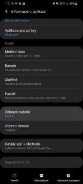 Android 11 jak zapnout vypnout messenger bubliny oprávnění aplikace