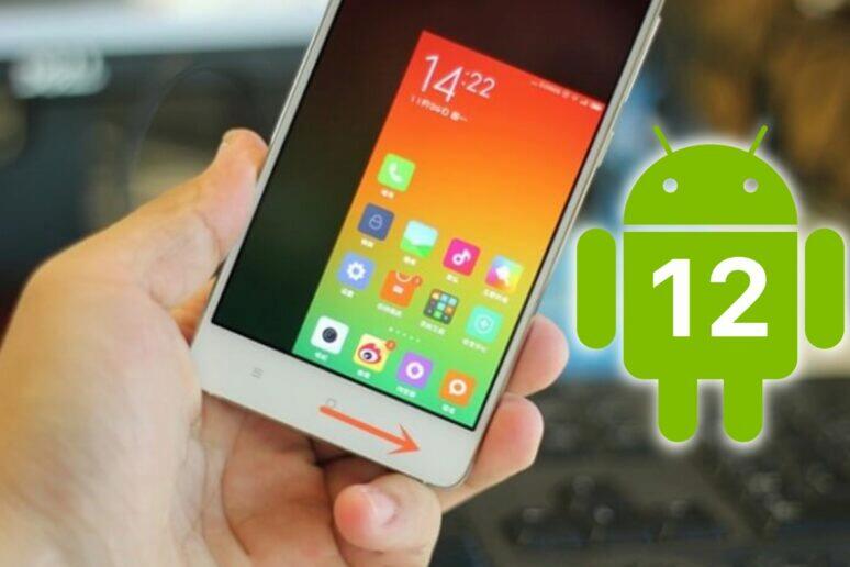 Android 12 ovládání jednou rukou