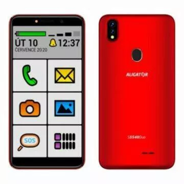 Android telefony pro seniory Aligator S5540 senior