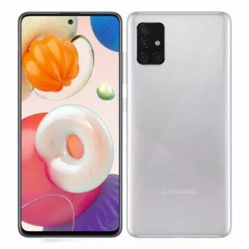 Android telefony pro seniory Samsung Galaxy A51 stříbrná