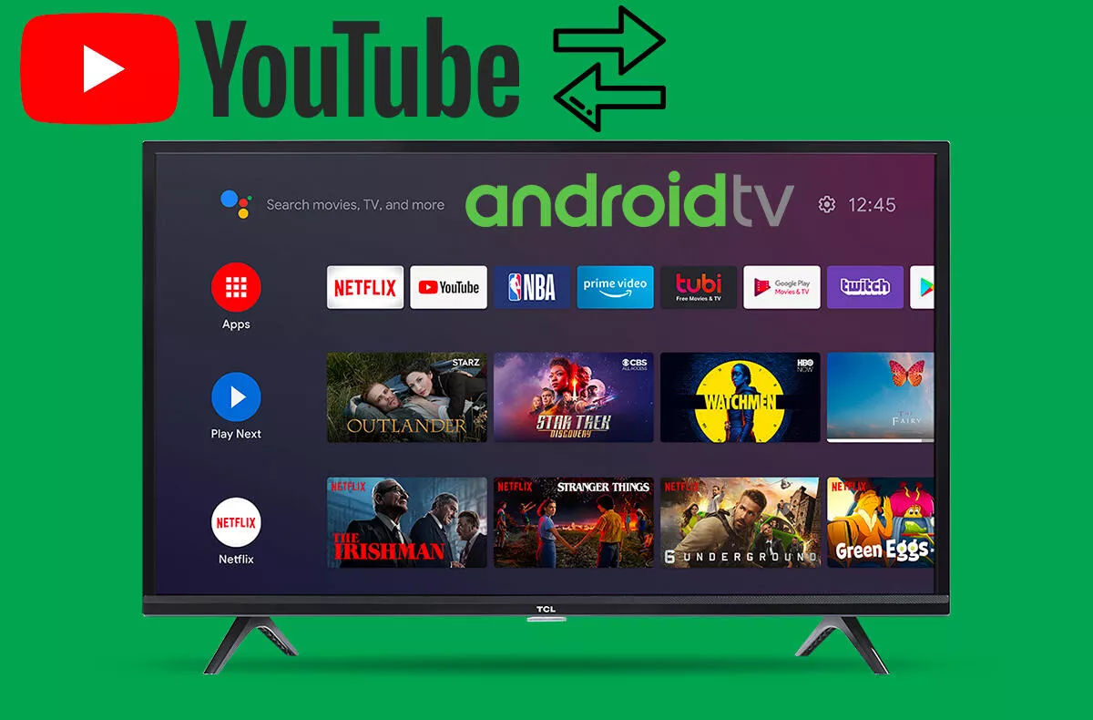 android tv přepínání youtube účtů