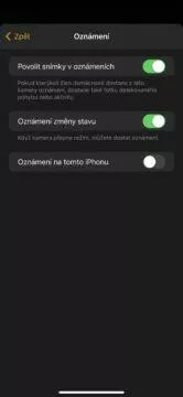 apple homekit chytrá kamera