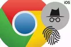 Chrome iOS biometrické zabezpečení anonymních karet