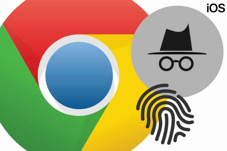 Chrome iOS biometrické zabezpečení anonymních karet