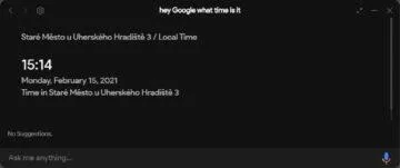 Google Asistent PC Windows Linux Mac náhled výsledek