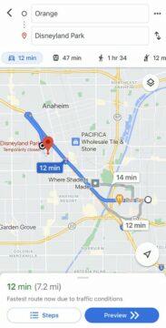 Google mapy plánování trasy