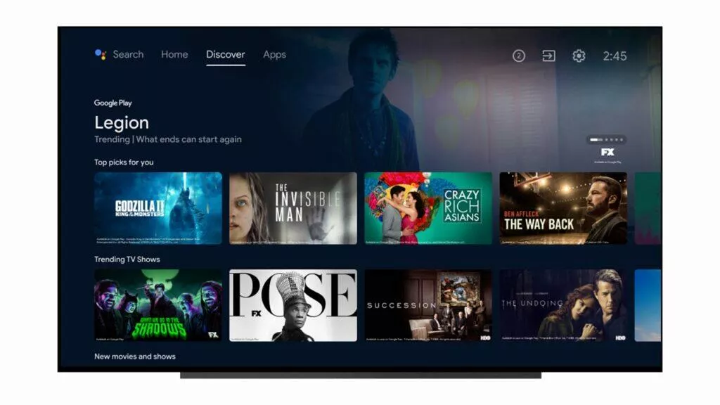 google tv funkce objevit