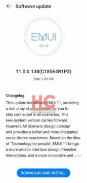Huawei P30 EMUI 11