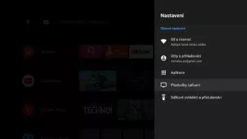 jak přepnout jazyk klávesnice Android TV nastavení