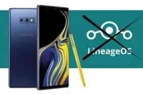 LineageOS konec podpory Samsung S9 Note 9